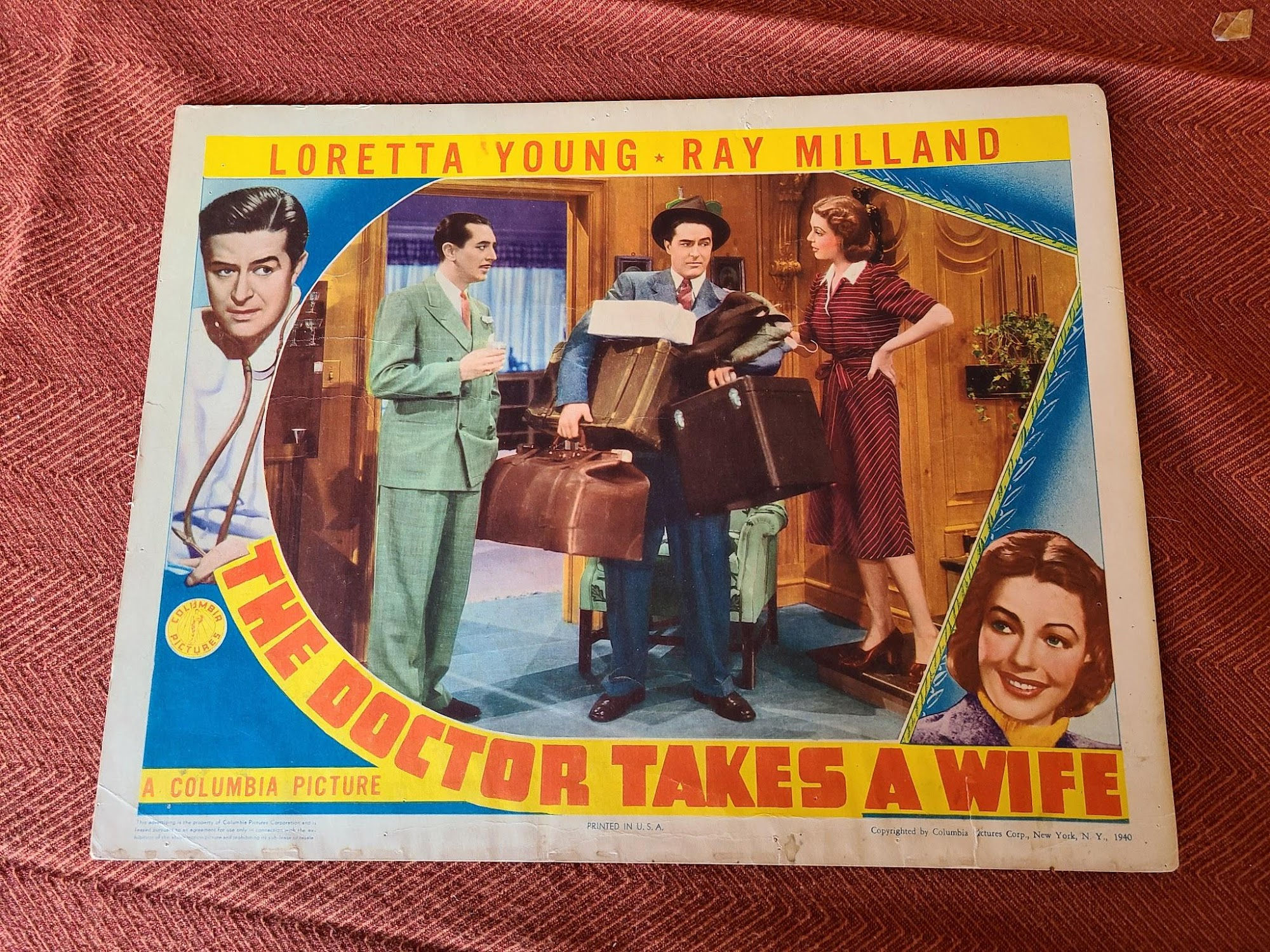 The Doctor Takes A Wife 1940 General Lobby Cards