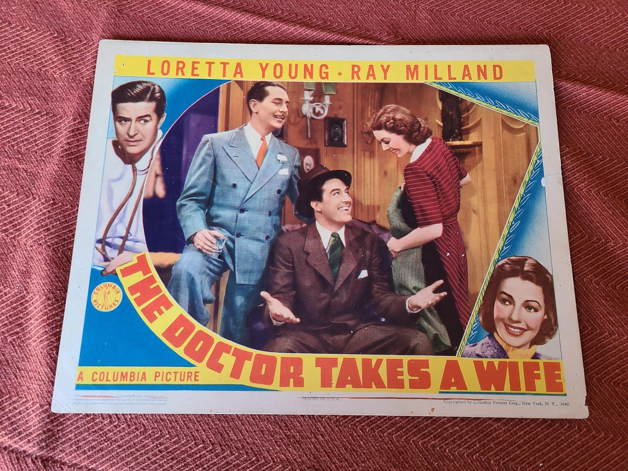 The Doctor Takes A Wife 1940 General Lobby Cards