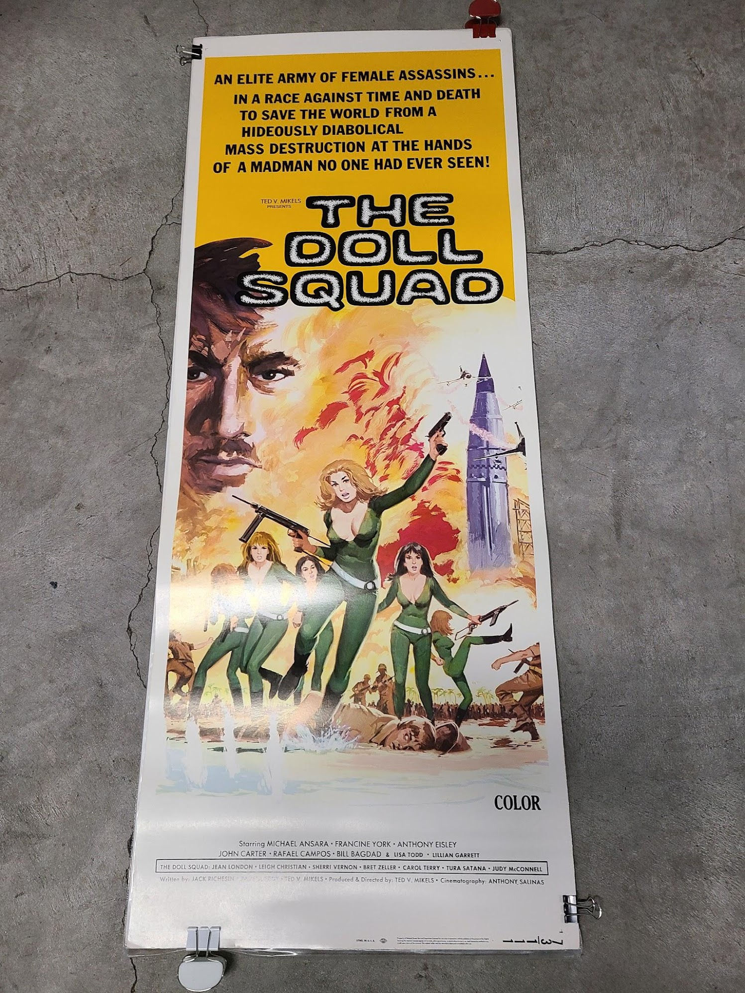 The Doll Squad 1973 Inserts