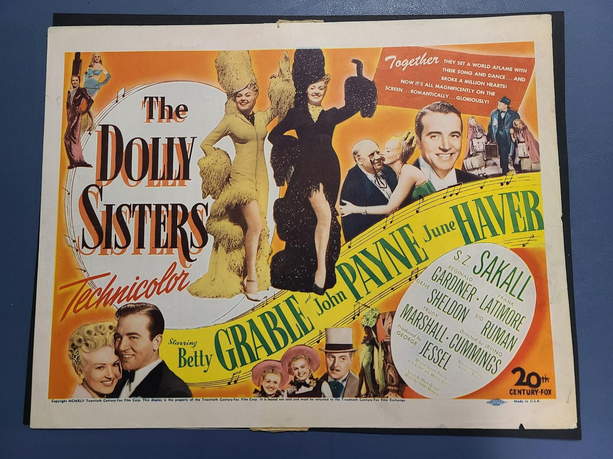 The Dolly Sisters 1945 Title Cards