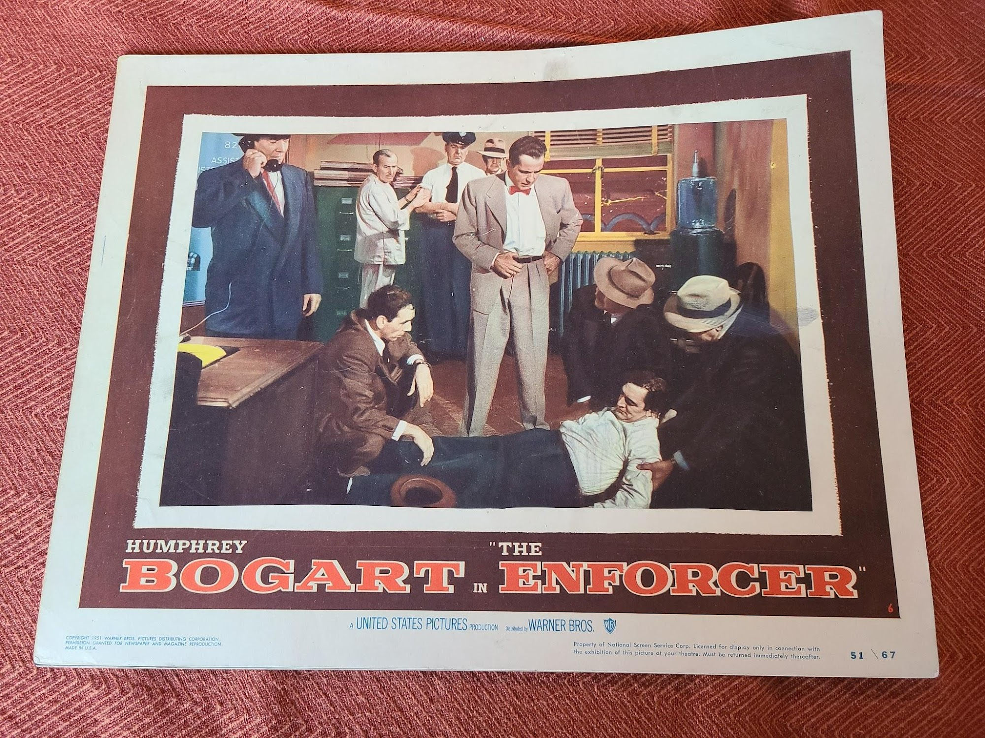 The Enforcer 1951 General Lobby Cards