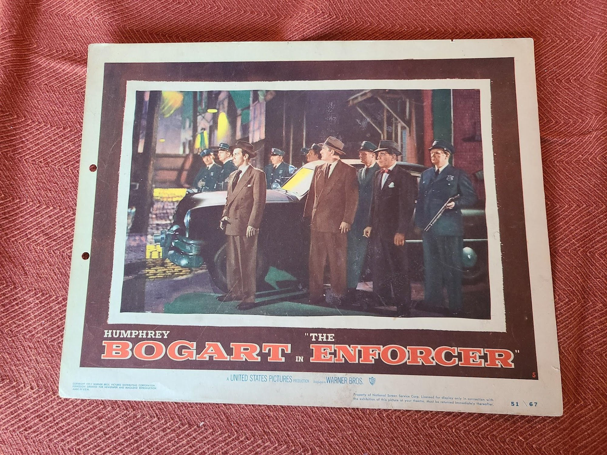 The Enforcer 1951 General Lobby Cards