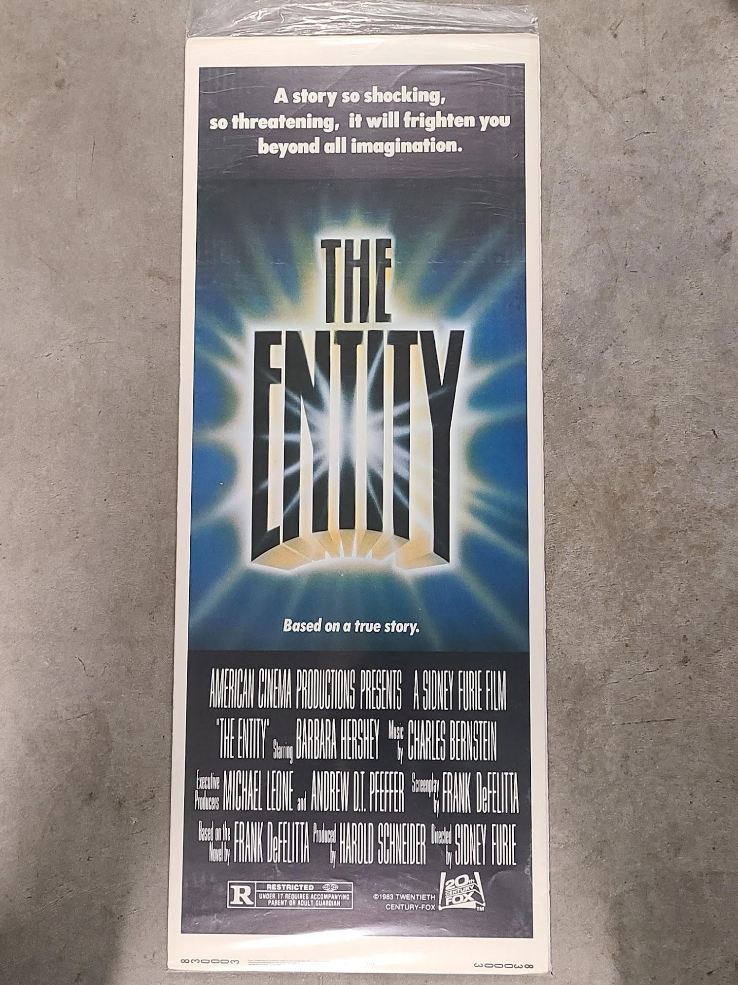 The Entity 1982 Inserts