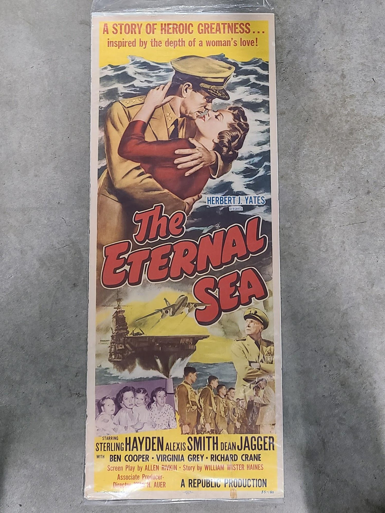 The Eternal Sea 1955 Inserts