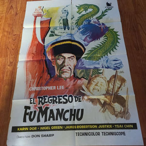 The Face Of Fu Manchu 1965 1 Sheets/US