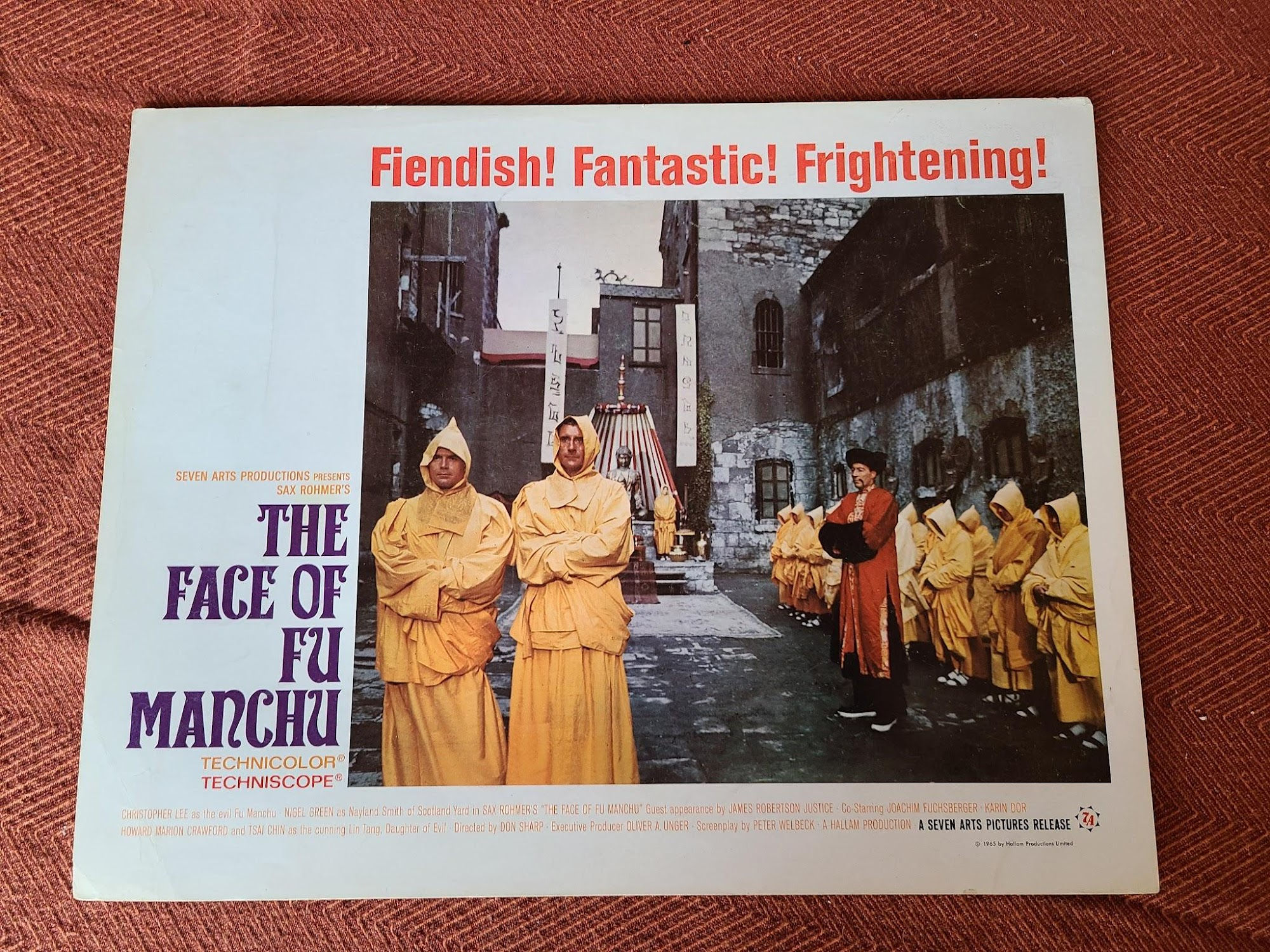 The Face Of Fu Manchu 1965 Scifi/Horror
