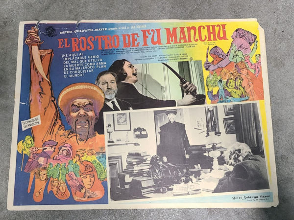 The Face Of The Fu Manchu 1965 Mexican Lobby Cards