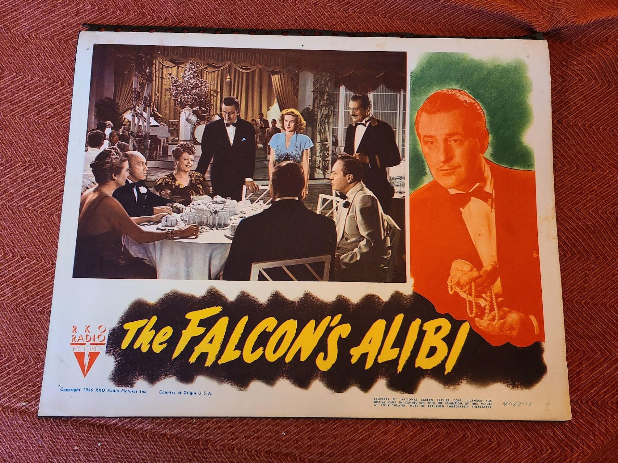 The Falcon's Alibi 1946 General Lobby Cards