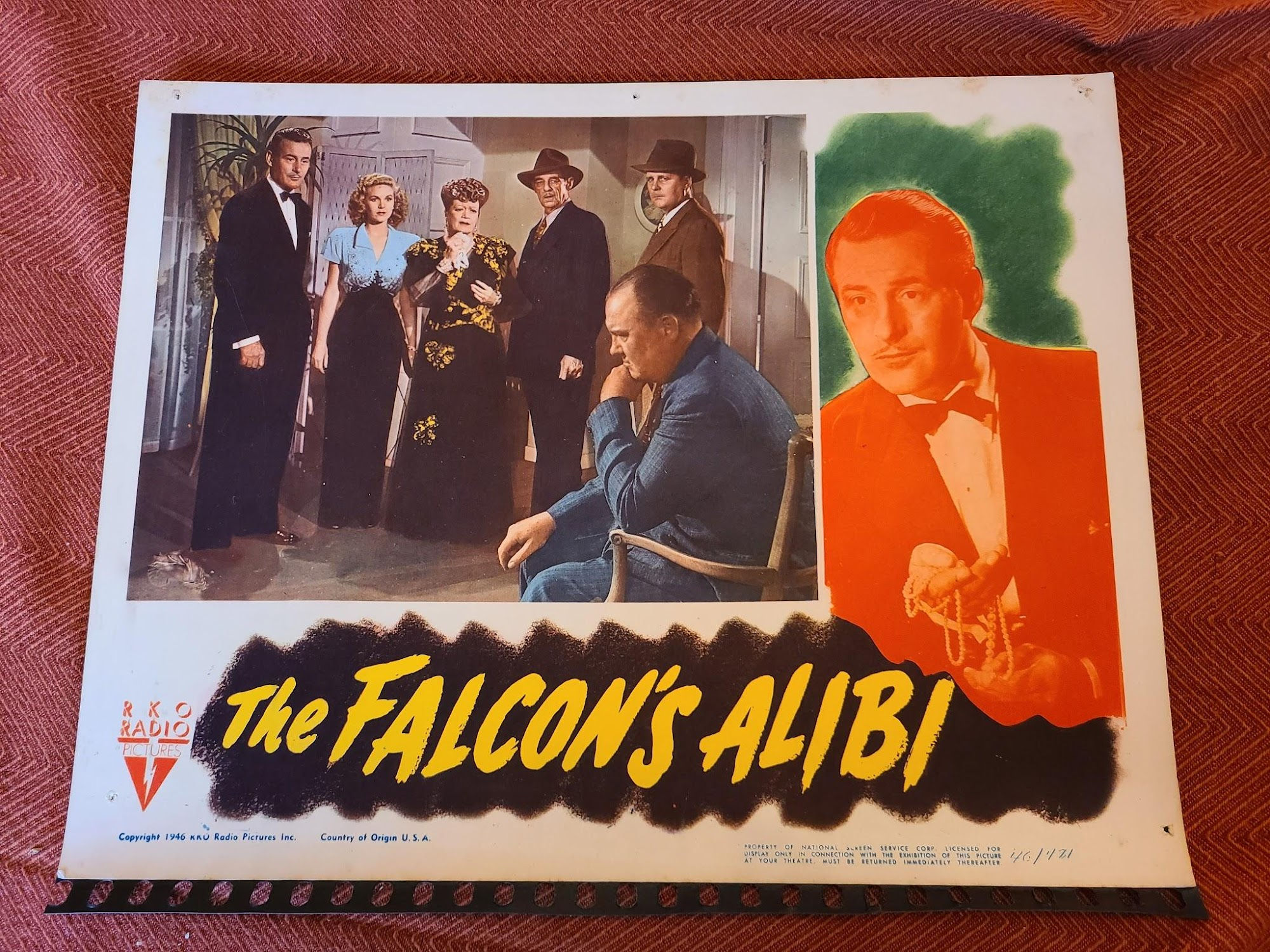 The Falcon's Alibi 1946 General Lobby Cards
