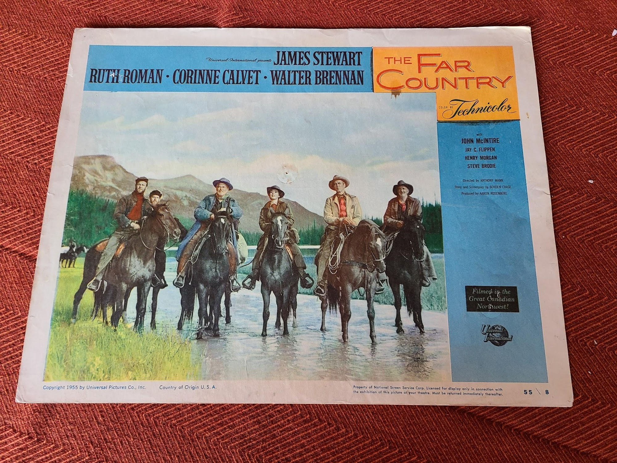 The Far Country 1955 Western Lobby Cards