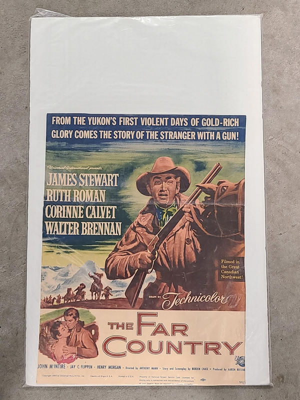 The Far Country 1955 Window Cards