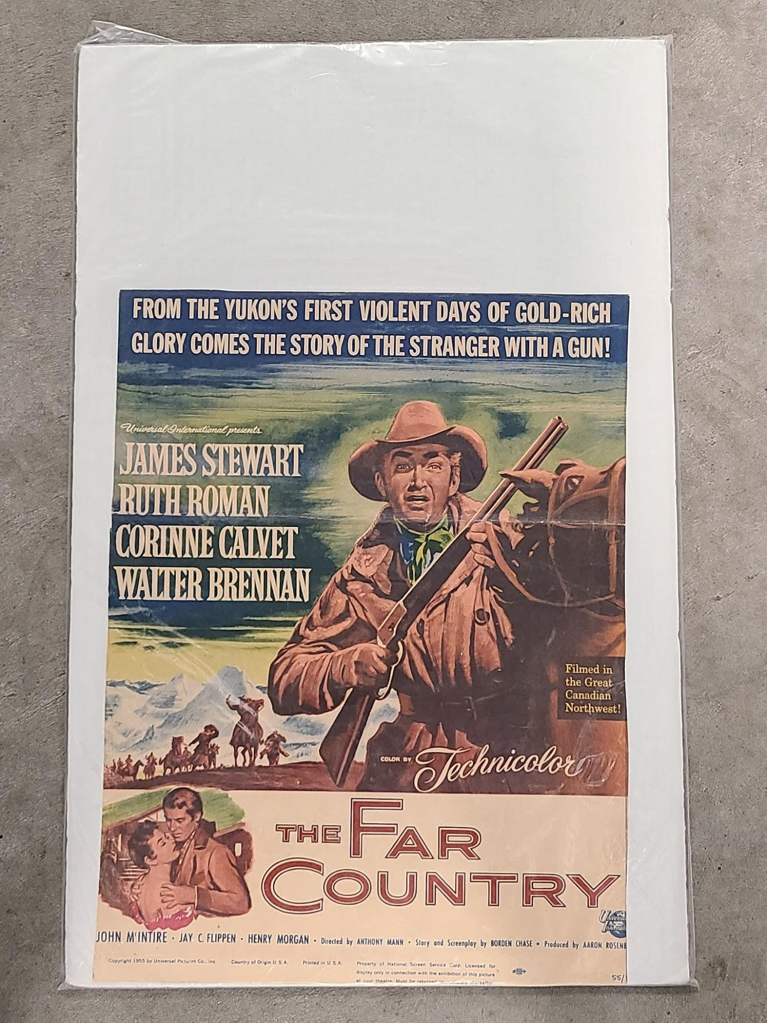 The Far Country 1955 Window Cards