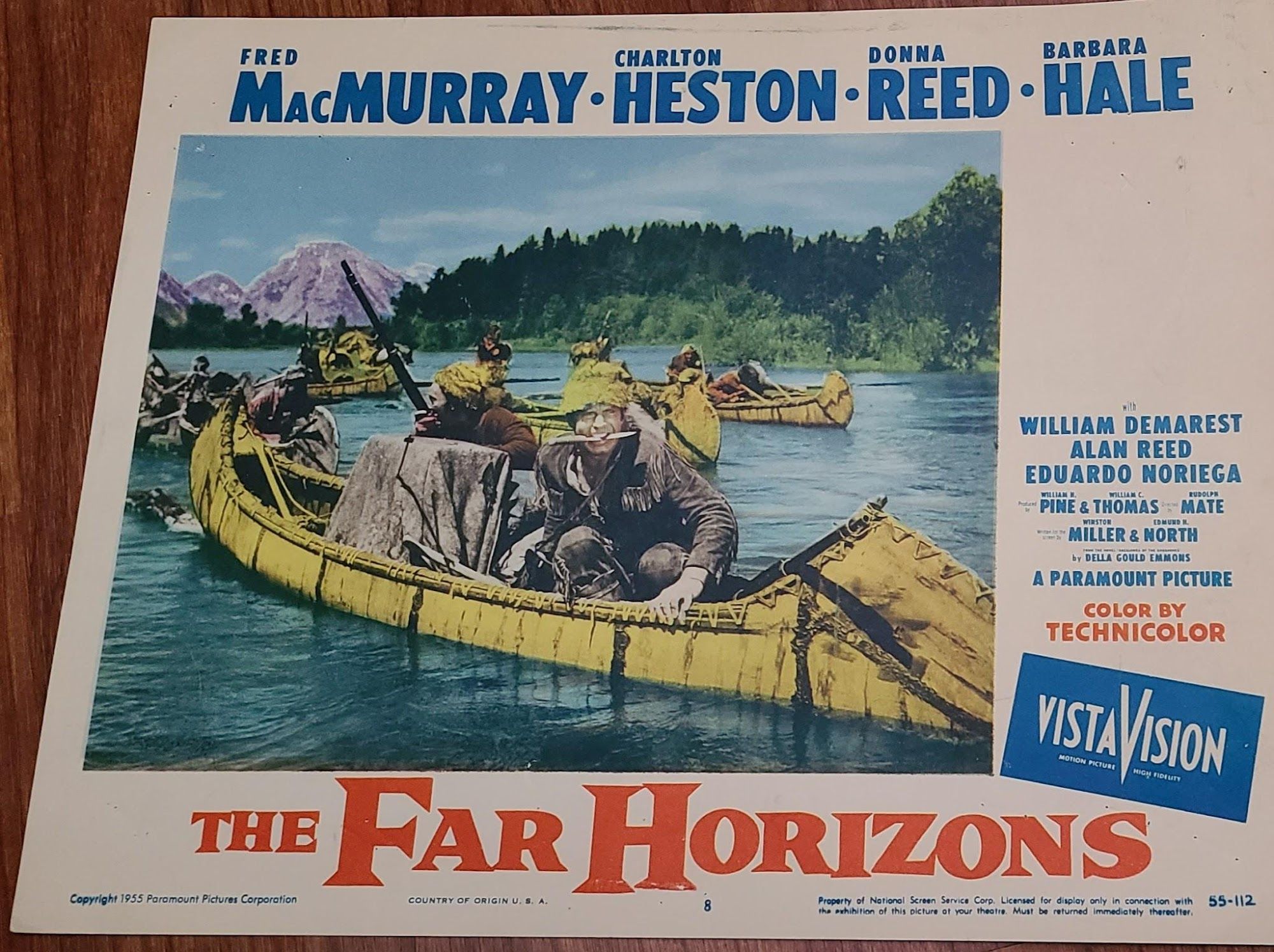 The Far Horizons 1955 Western Lobby Cards