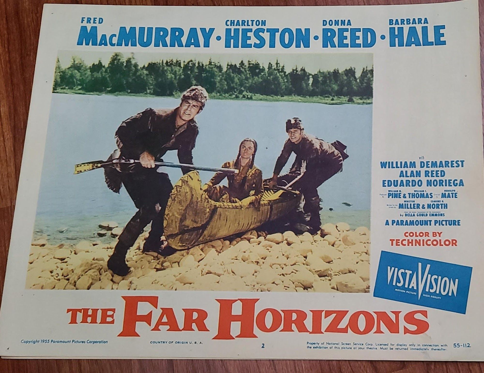 The Far Horizons 1955 Western Lobby Cards