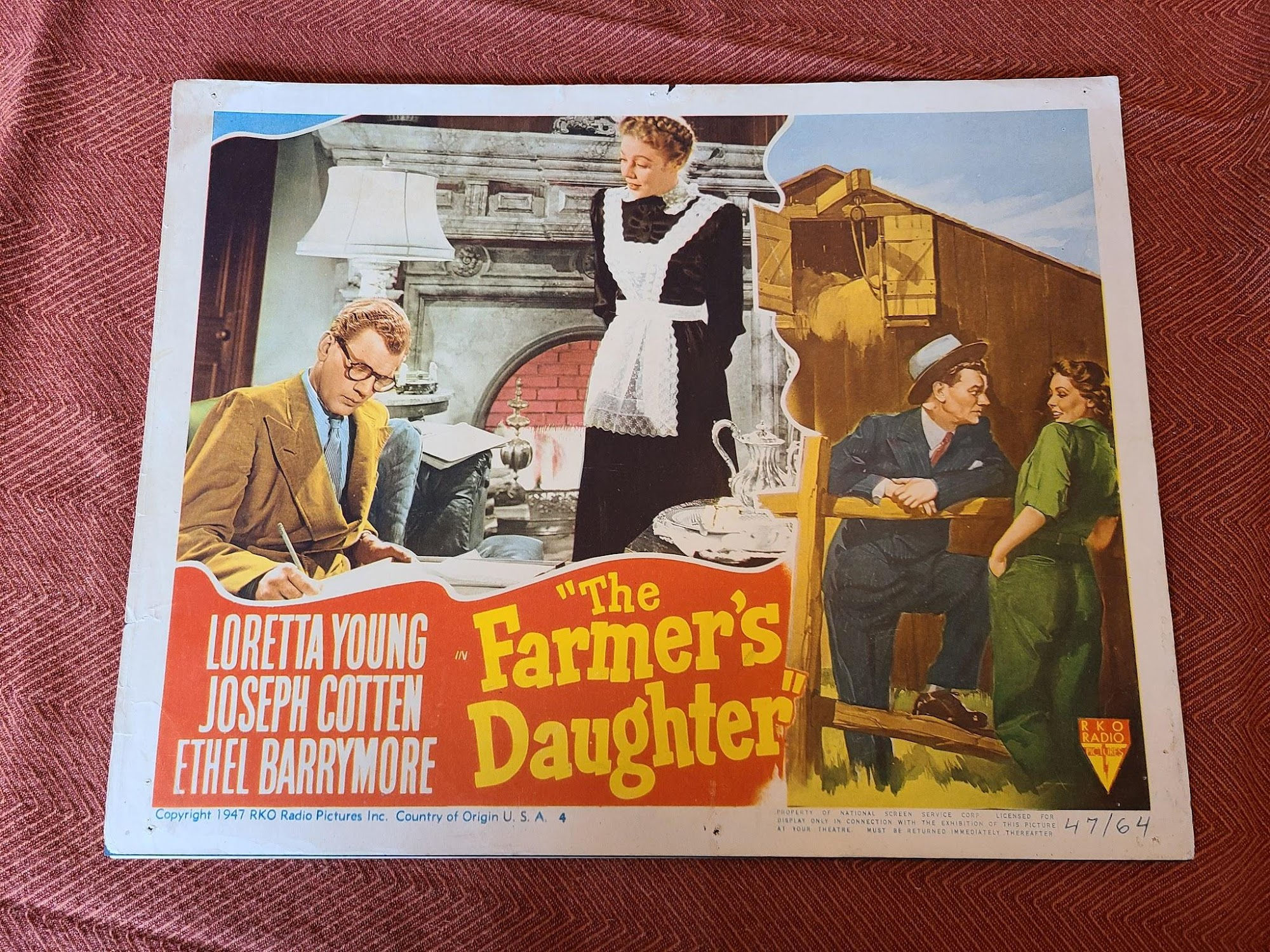 The Farmer's Daughter 1947 General Lobby Cards