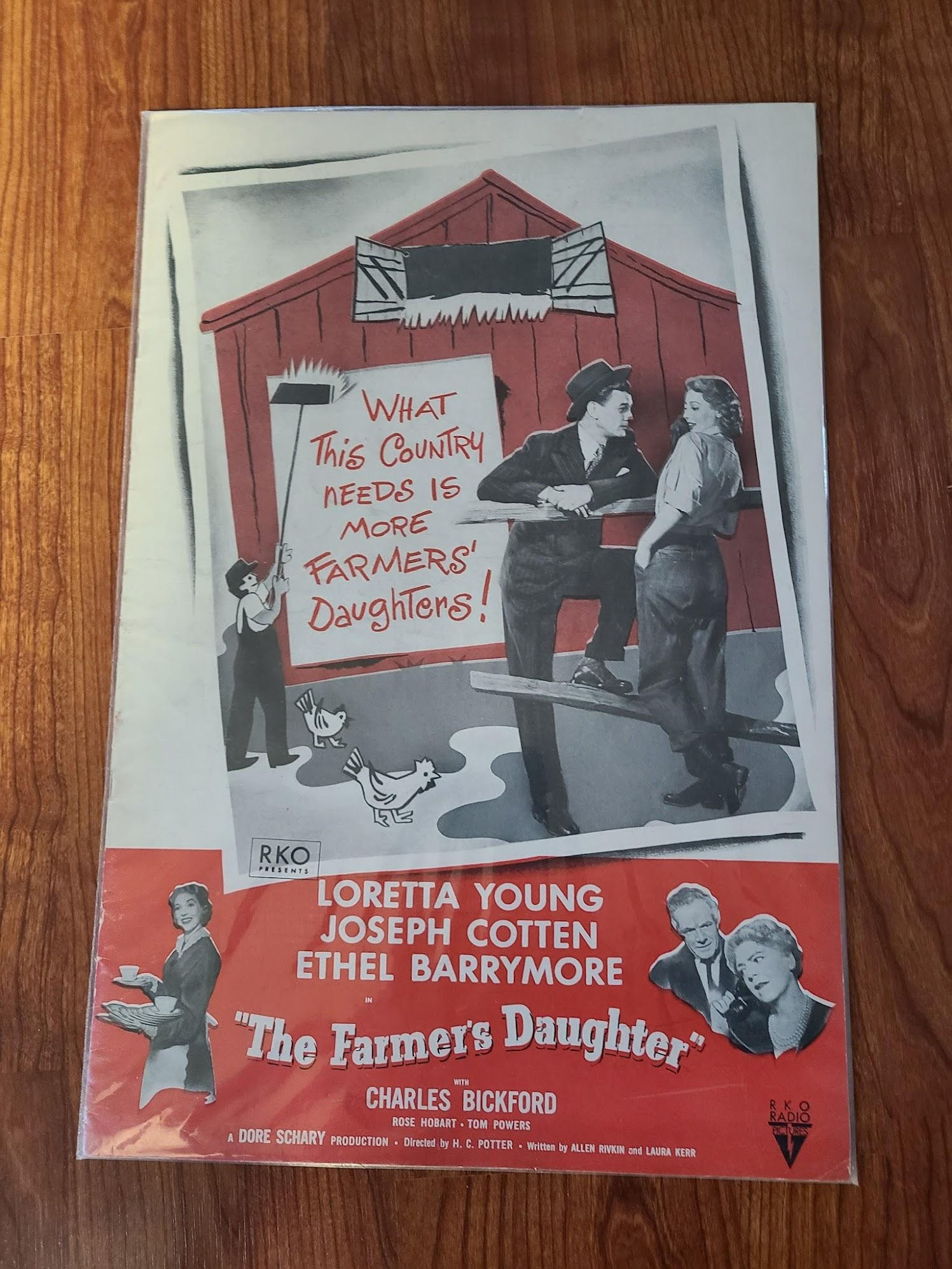 The Farmer's Daughter 1947 Press Books