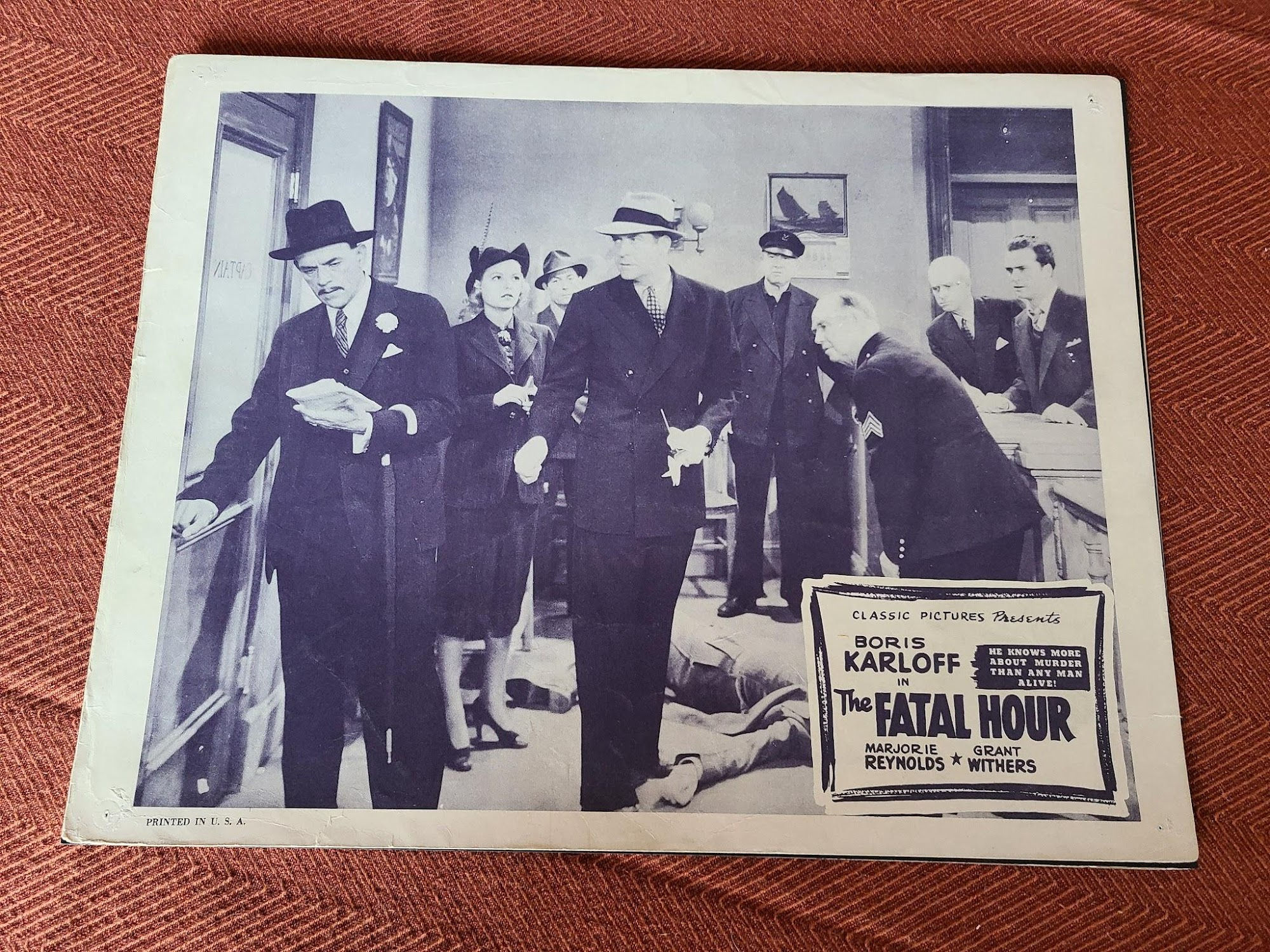 The Fatal Hour 1940 Scifi/Horror