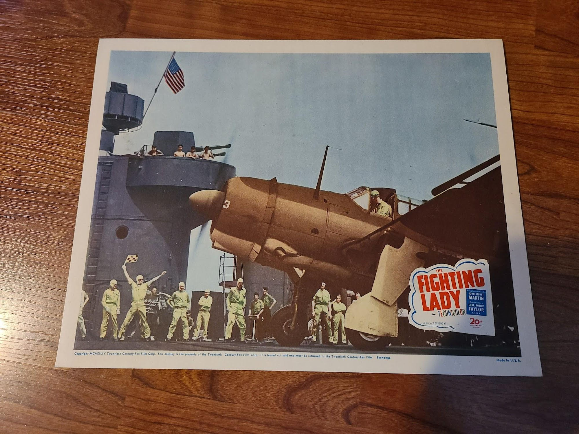 The Fighting Lady 1944 Military/Aviation Lobby Cards