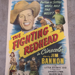 The Fighting Redhead 1949 1 Sheets/US