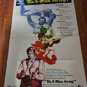 The Five Man Army 1970 1 Sheets/US
