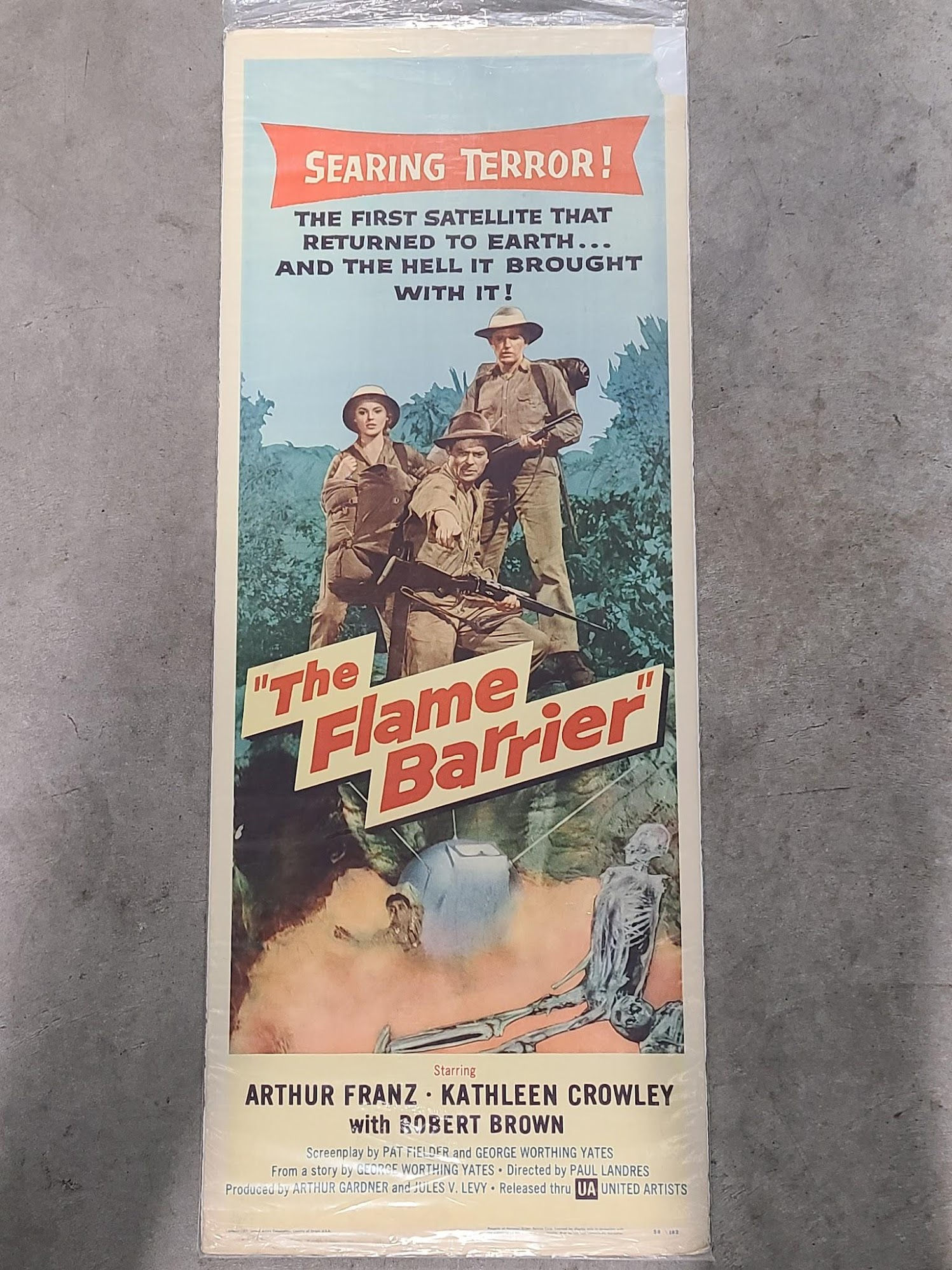 The Flame Barrier 1958 Inserts