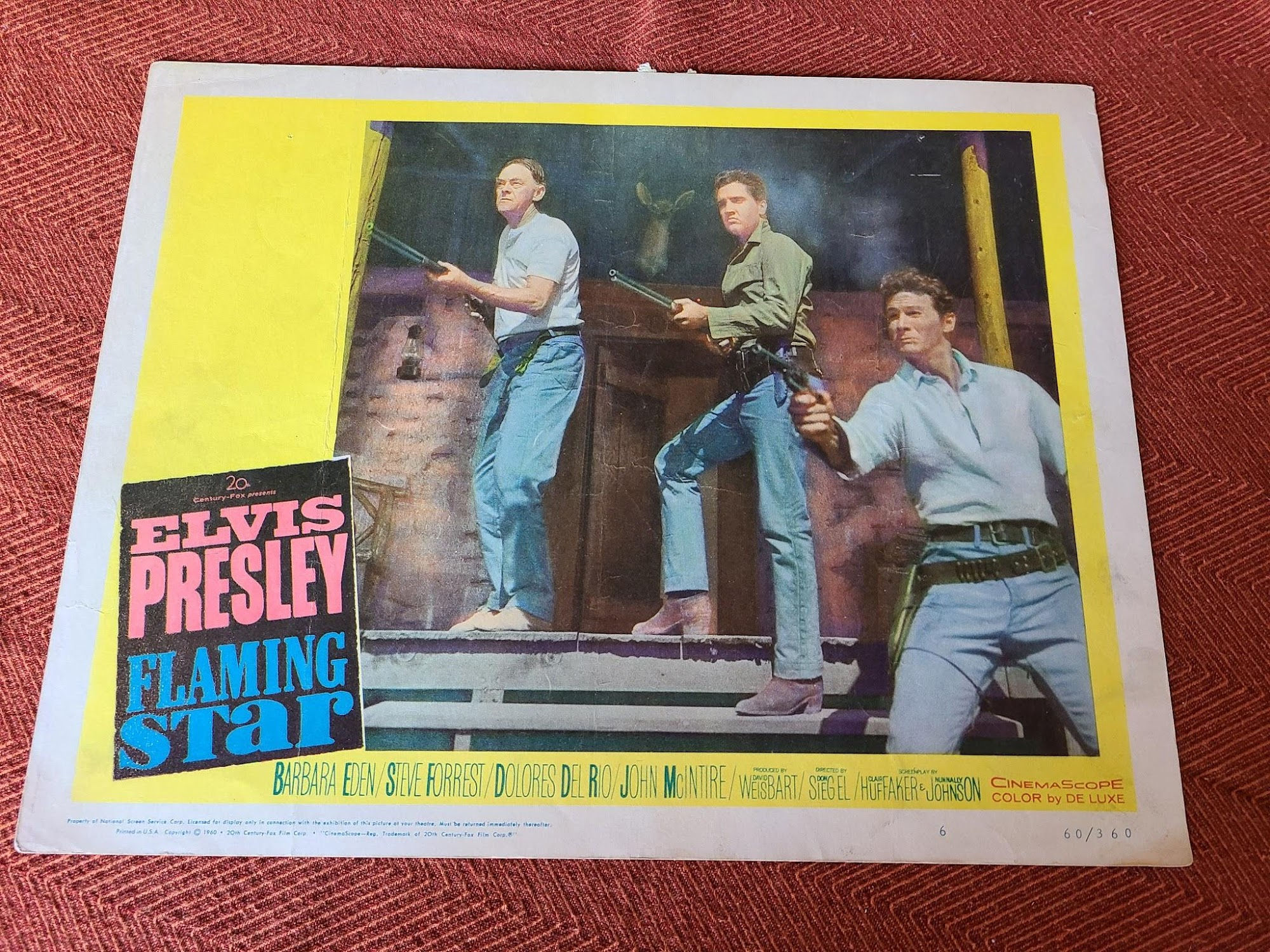 The Flaming Star 1960 Western Lobby Cards