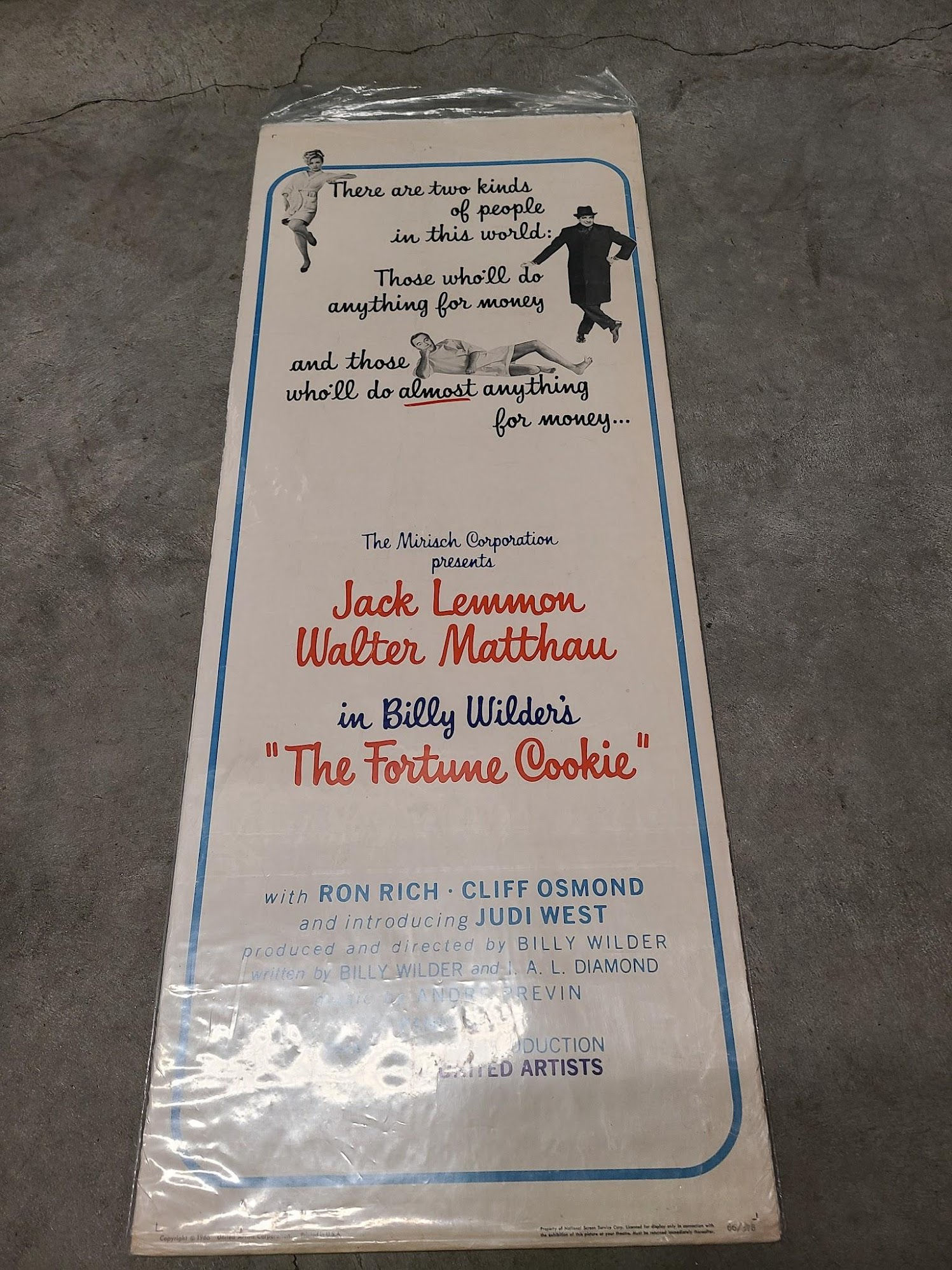 The Fortune Cookie 1966 Inserts