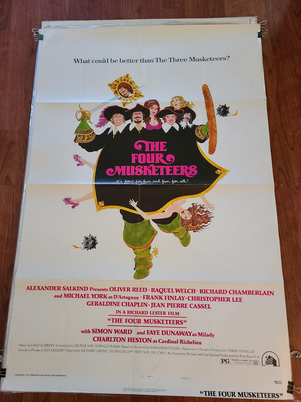 The Four Musketeers 1975 1 Sheets/US