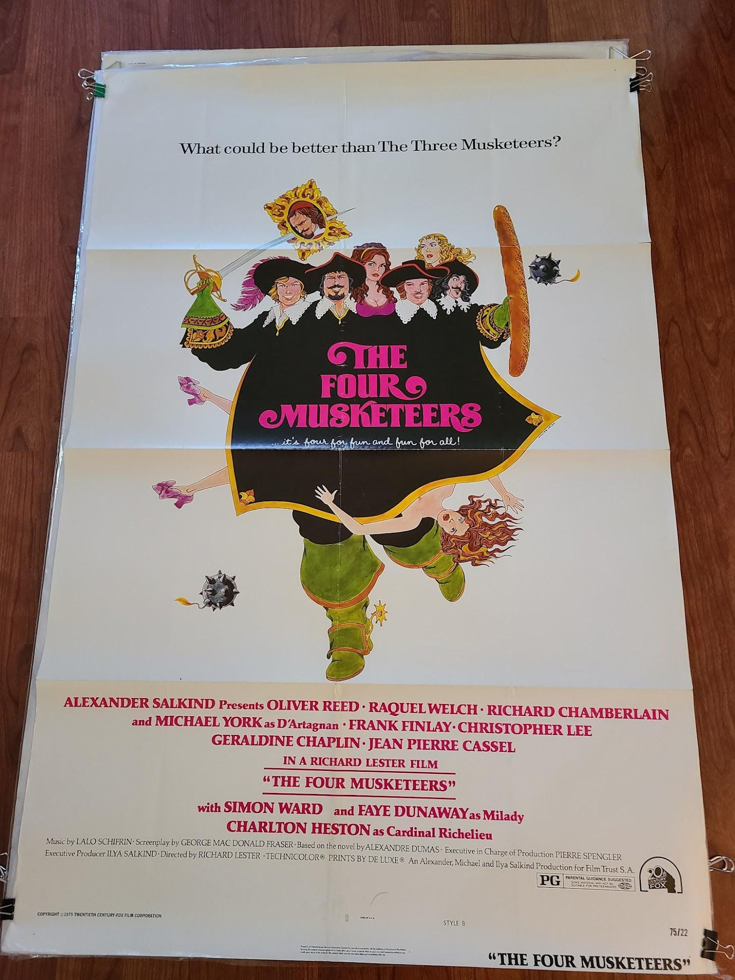 The Four Musketeers 1975 1 Sheets/US