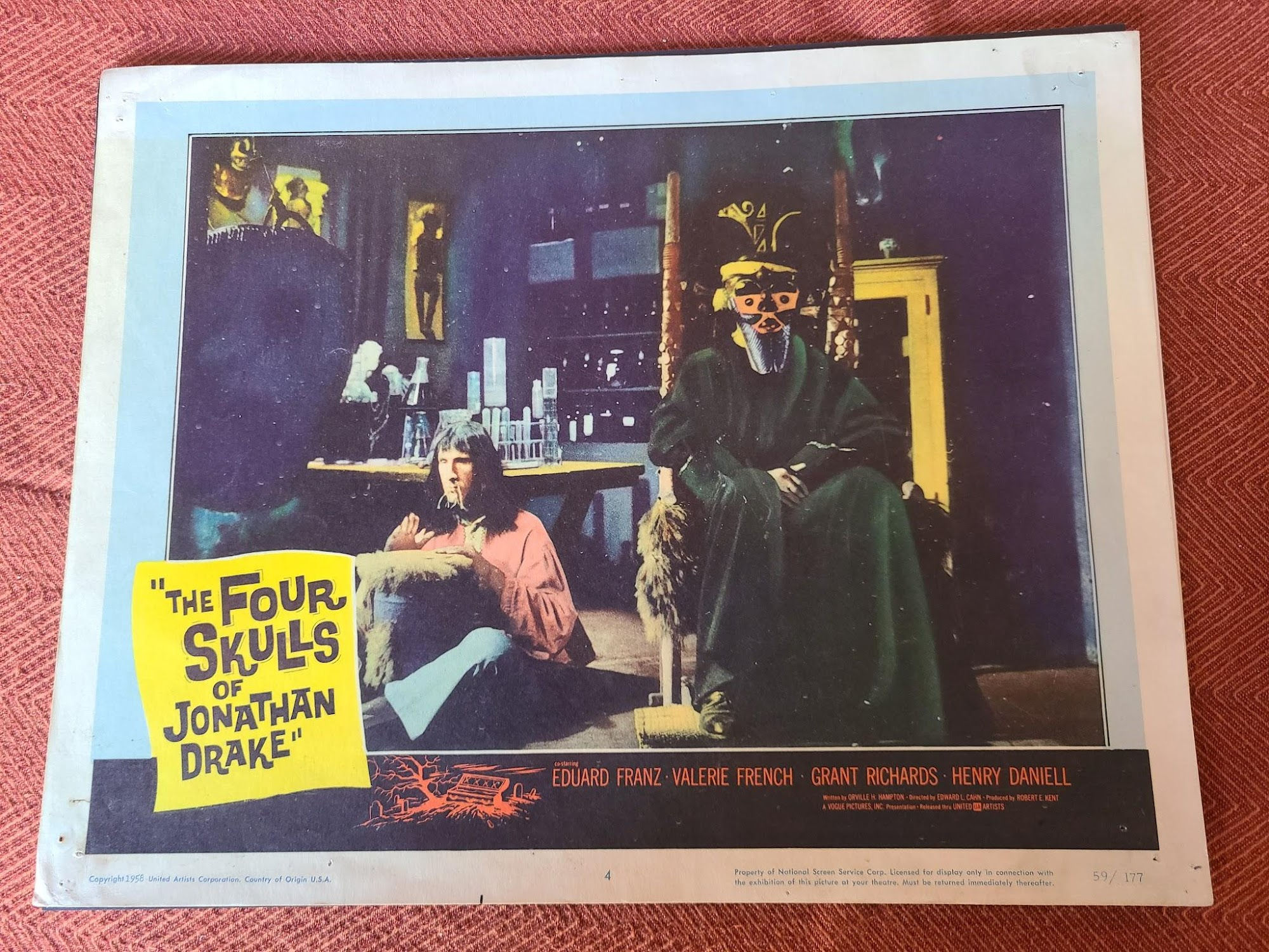 The Four Skulls Of Jonathan Drake 1959 Scifi/Horror