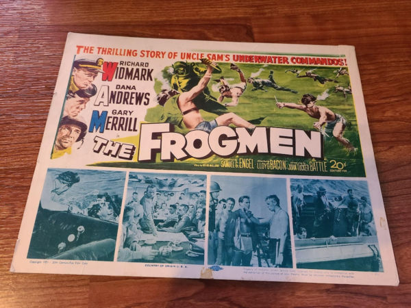The Frogmen 1951 Military/Aviation Lobby Cards