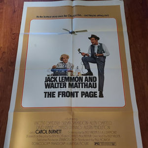 The Front Page 1975 1 Sheets/US
