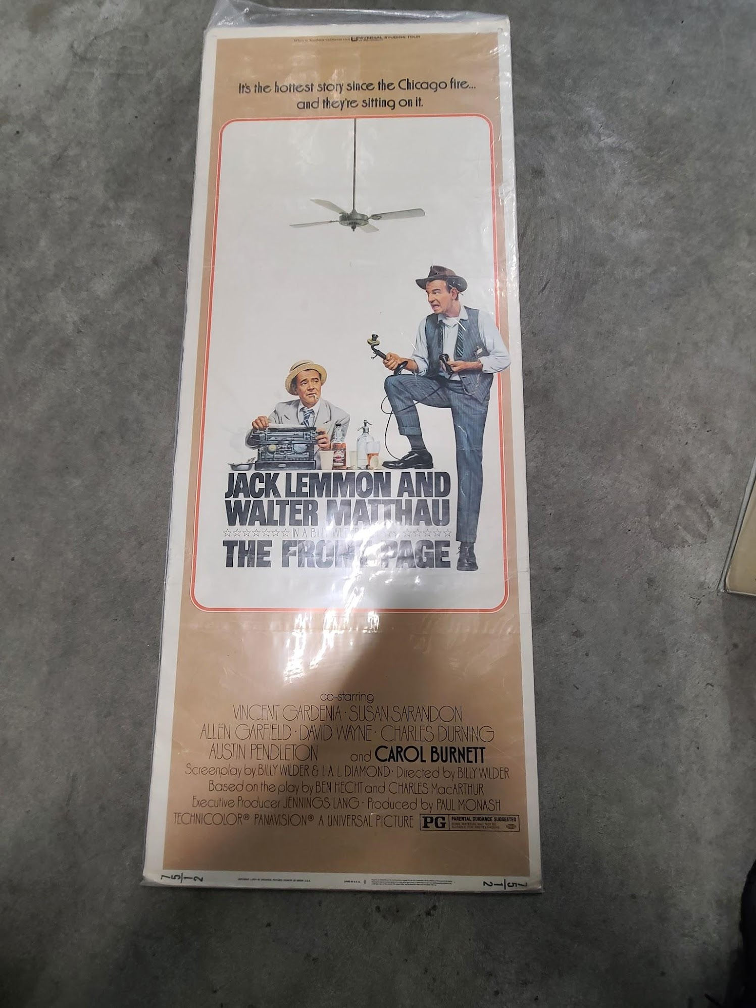 The Front Page 1975 Inserts