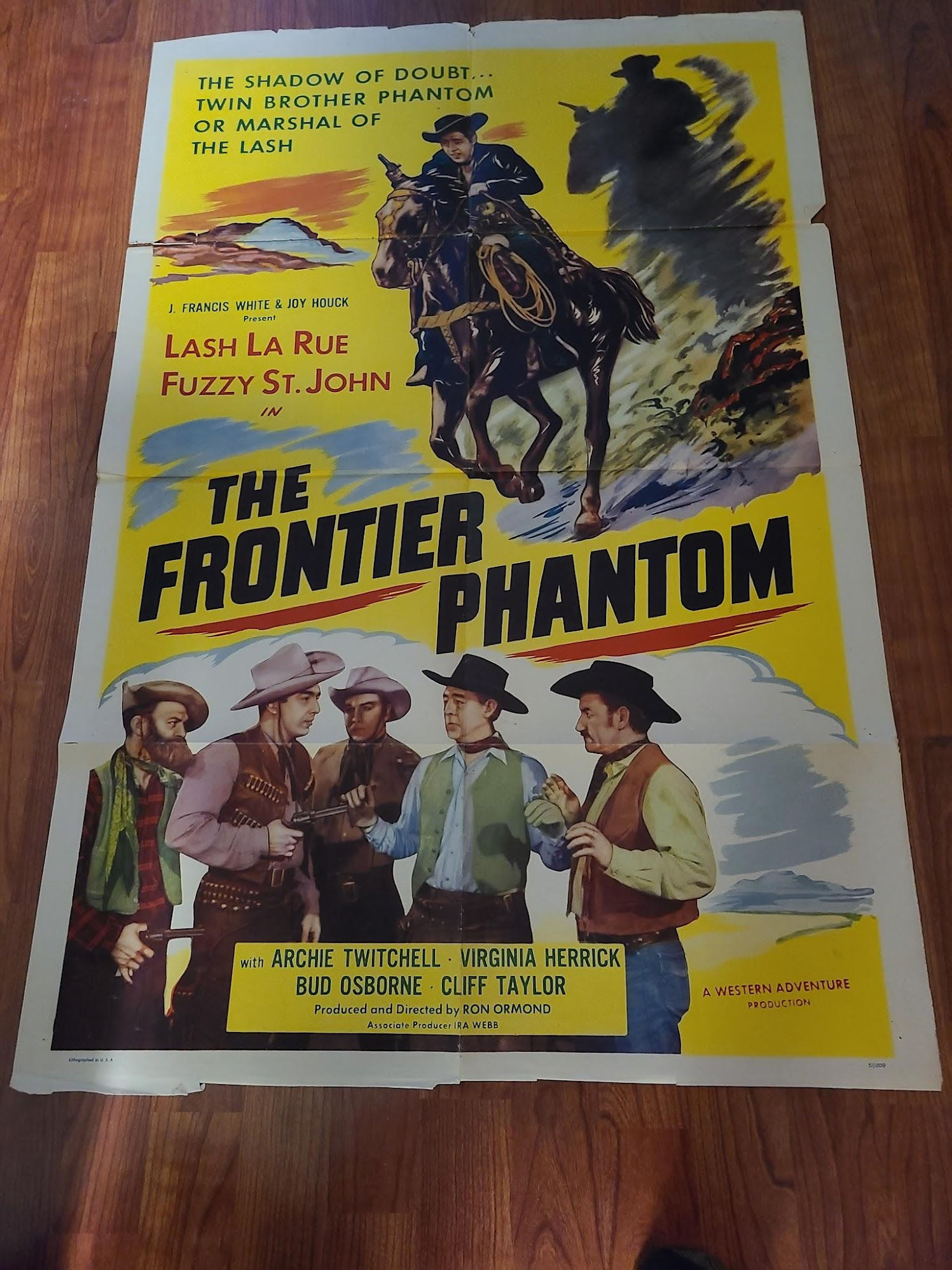 The Frontier Phantom 1952 1 Sheets/US