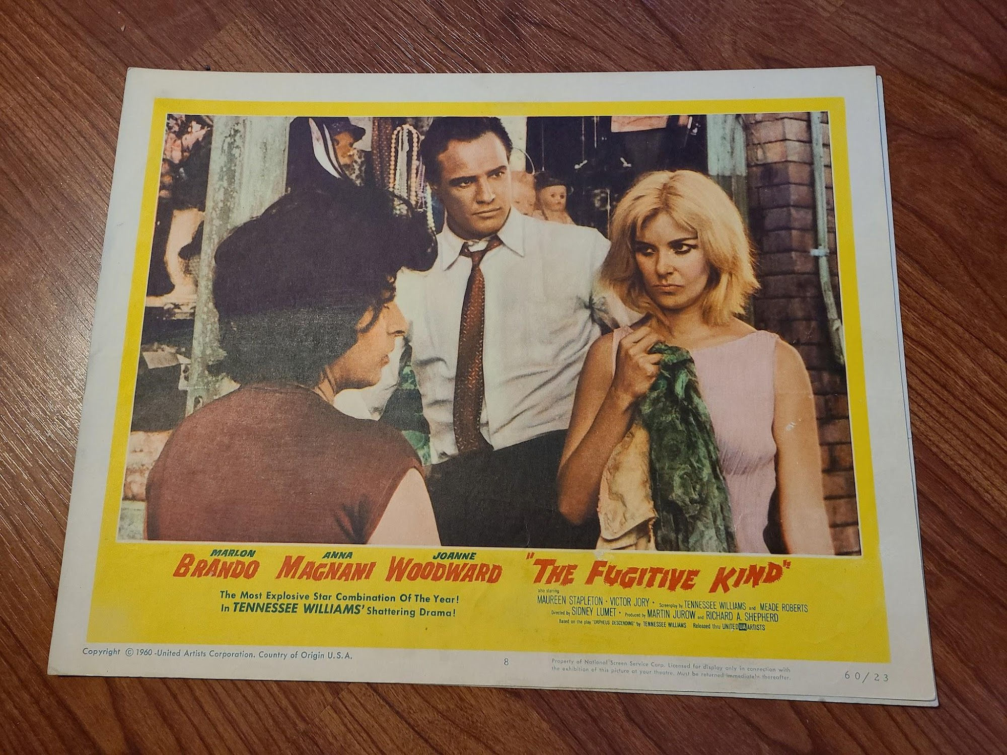 The Fugitive Kind 1960 General Lobby Cards