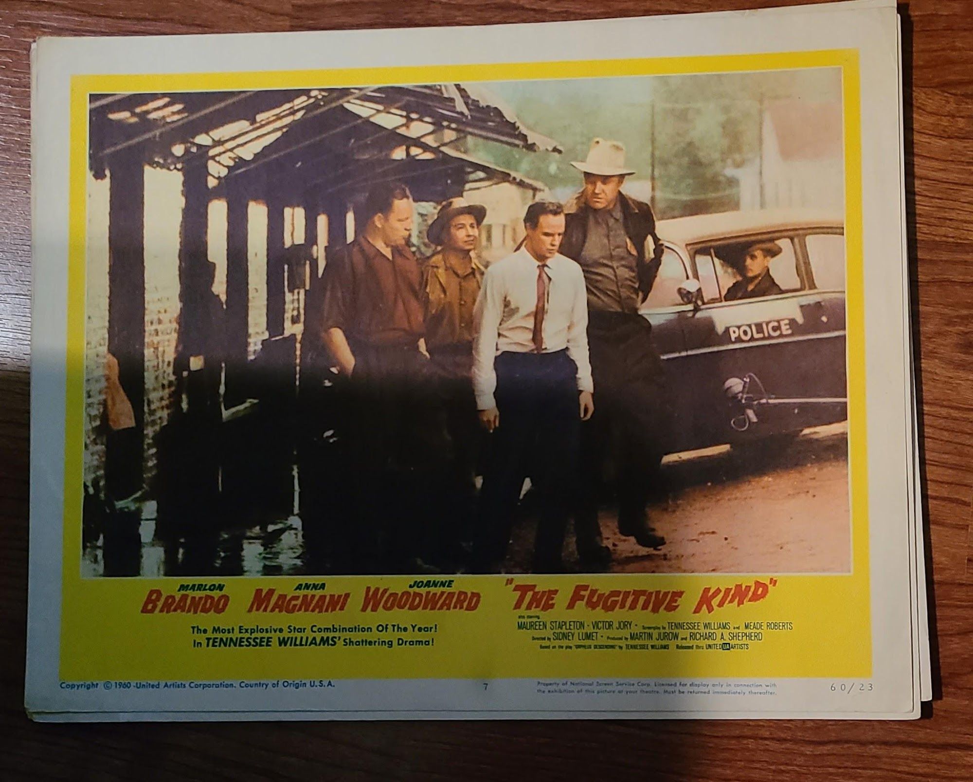 The Fugitive Kind 1960 General Lobby Cards