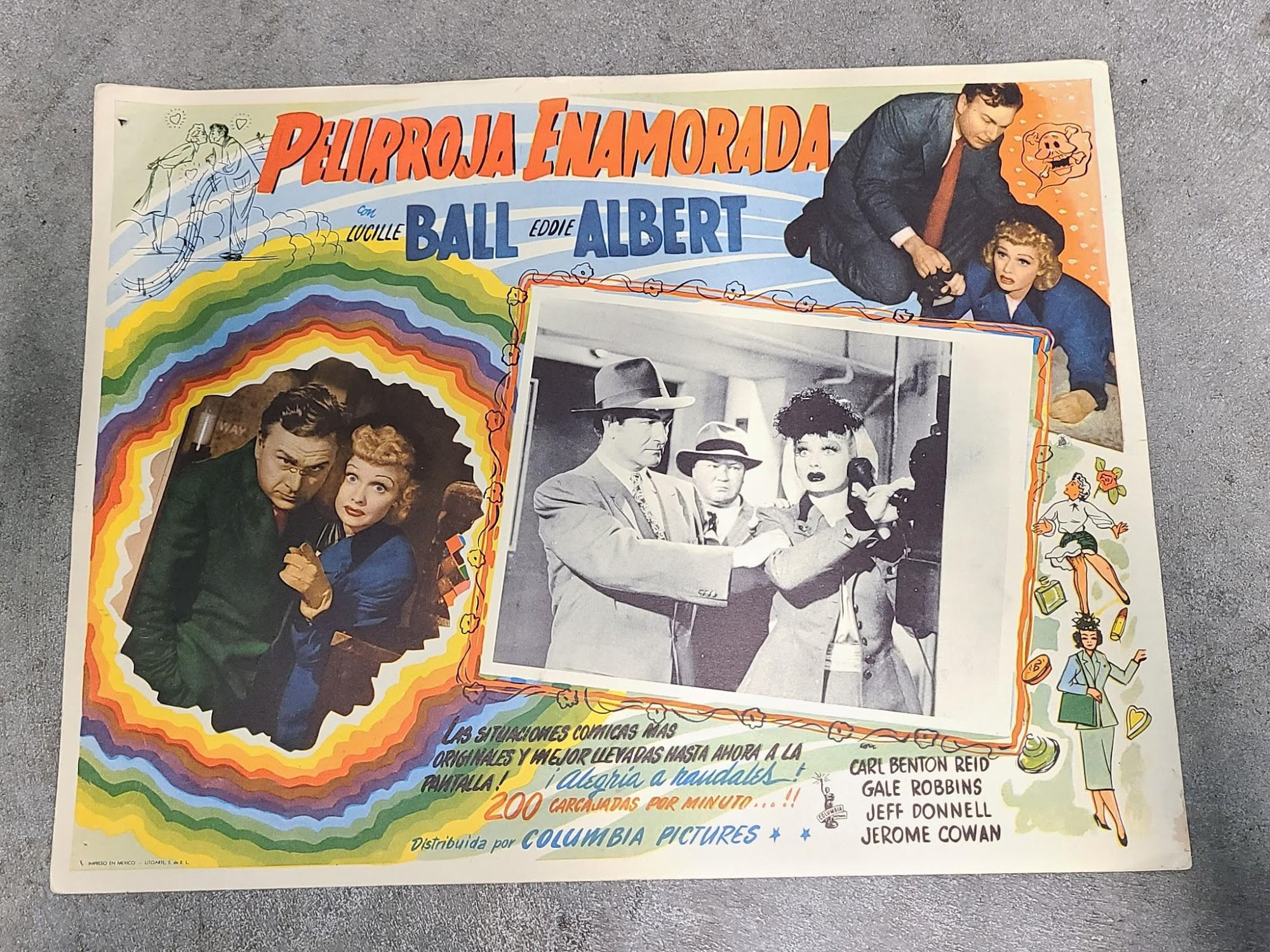 The Fuller Brush Girl 1948 Mexican Lobby Cards
