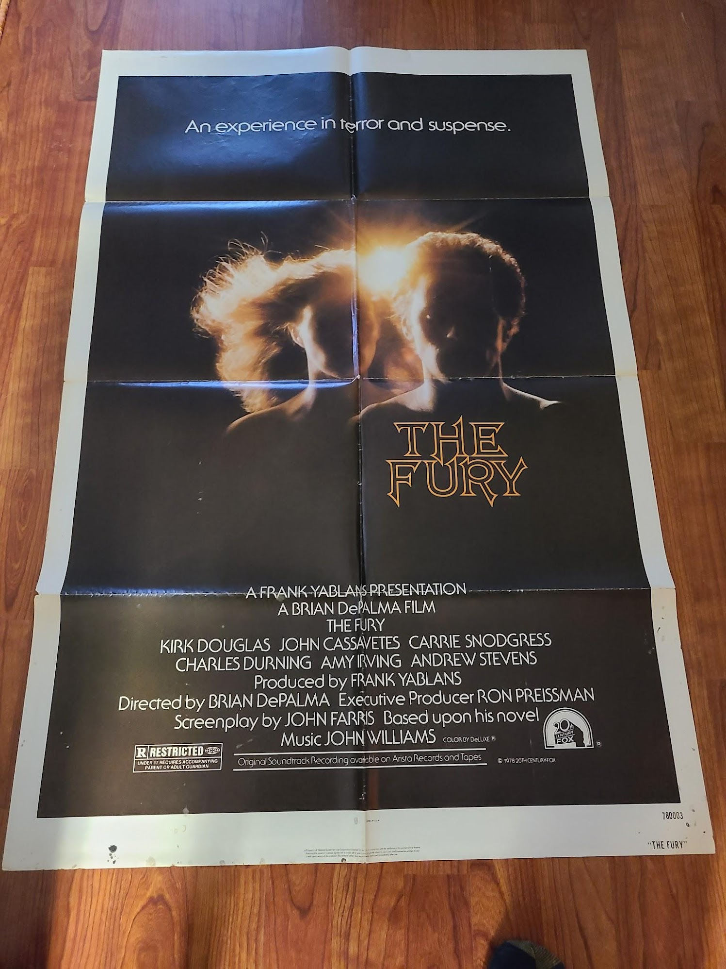 The Fury 1978 1 Sheets/US