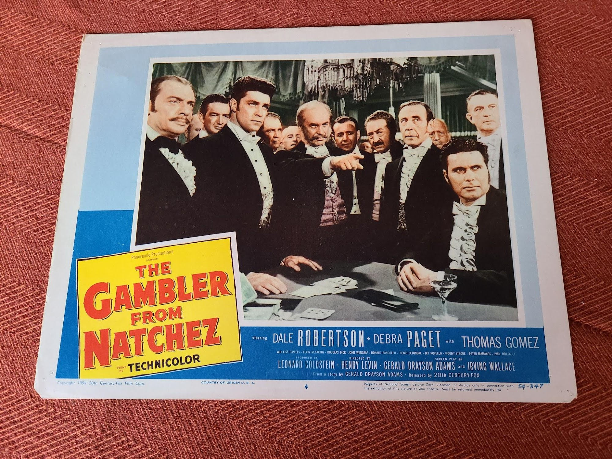 The Gambler From Natchez 1954 Western Lobby Cards