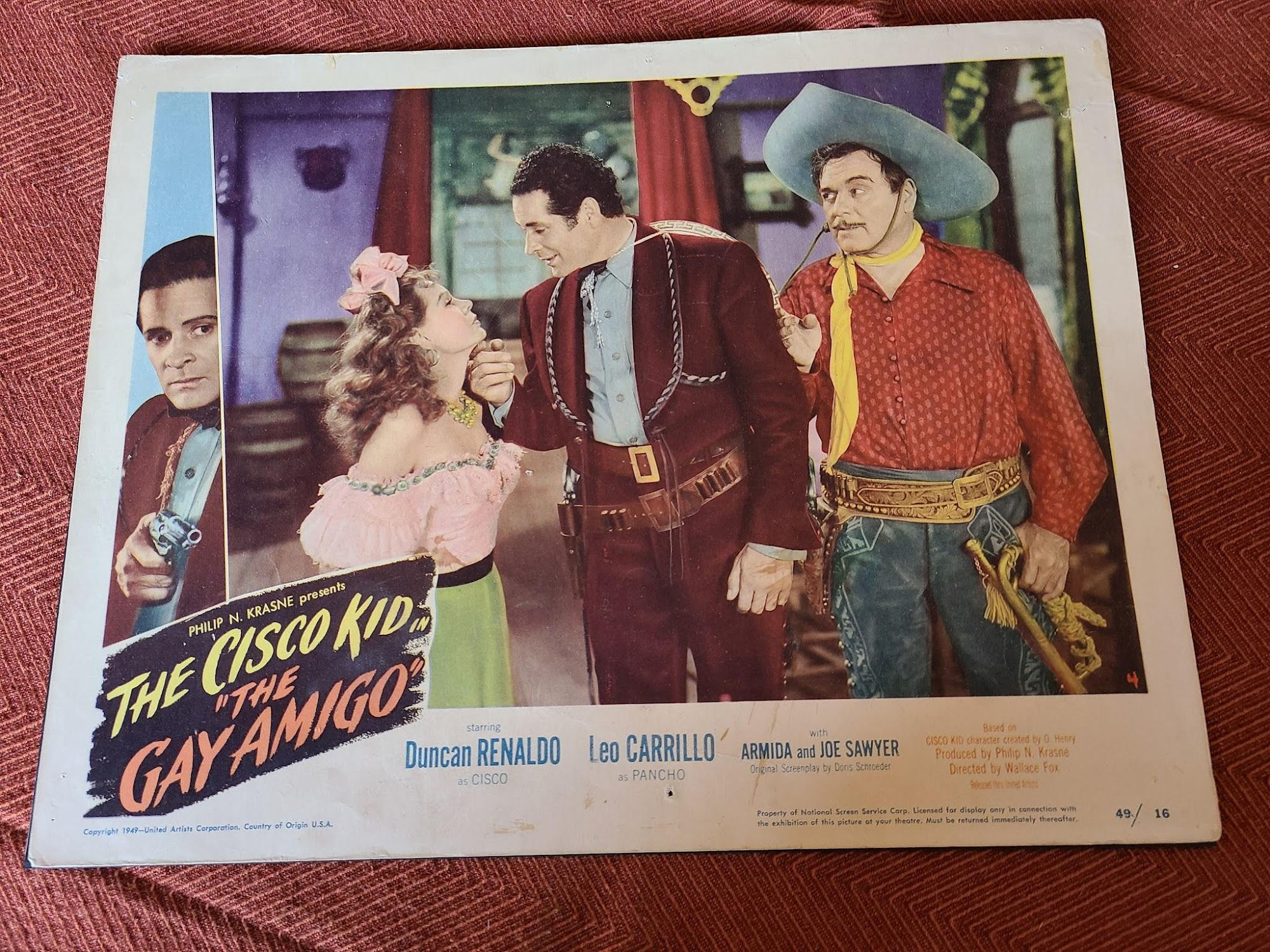 The Gay Amigo 1949 Western Lobby Cards