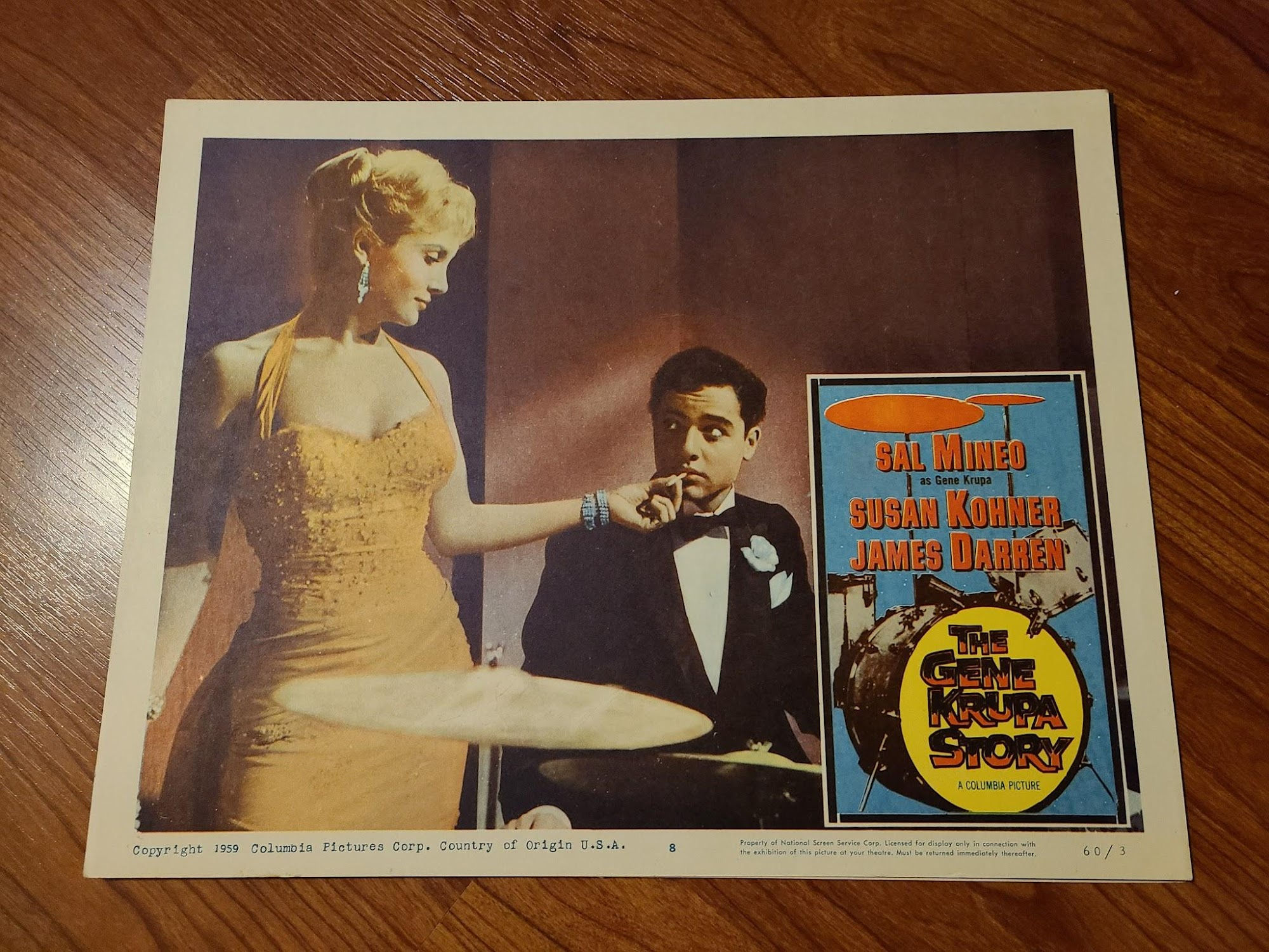 The Gene Krupa Story 1959 General Lobby Cards