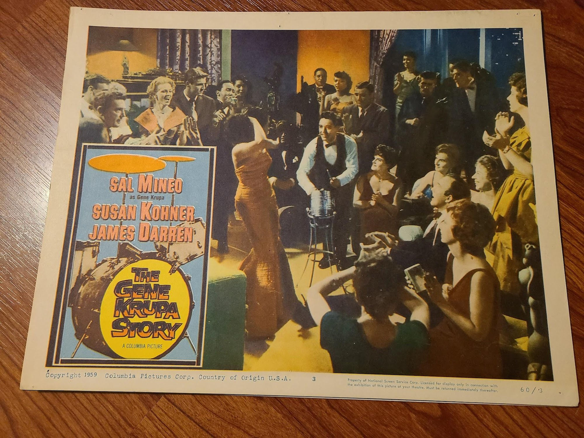 The Gene Krupa Story 1959 General Lobby Cards