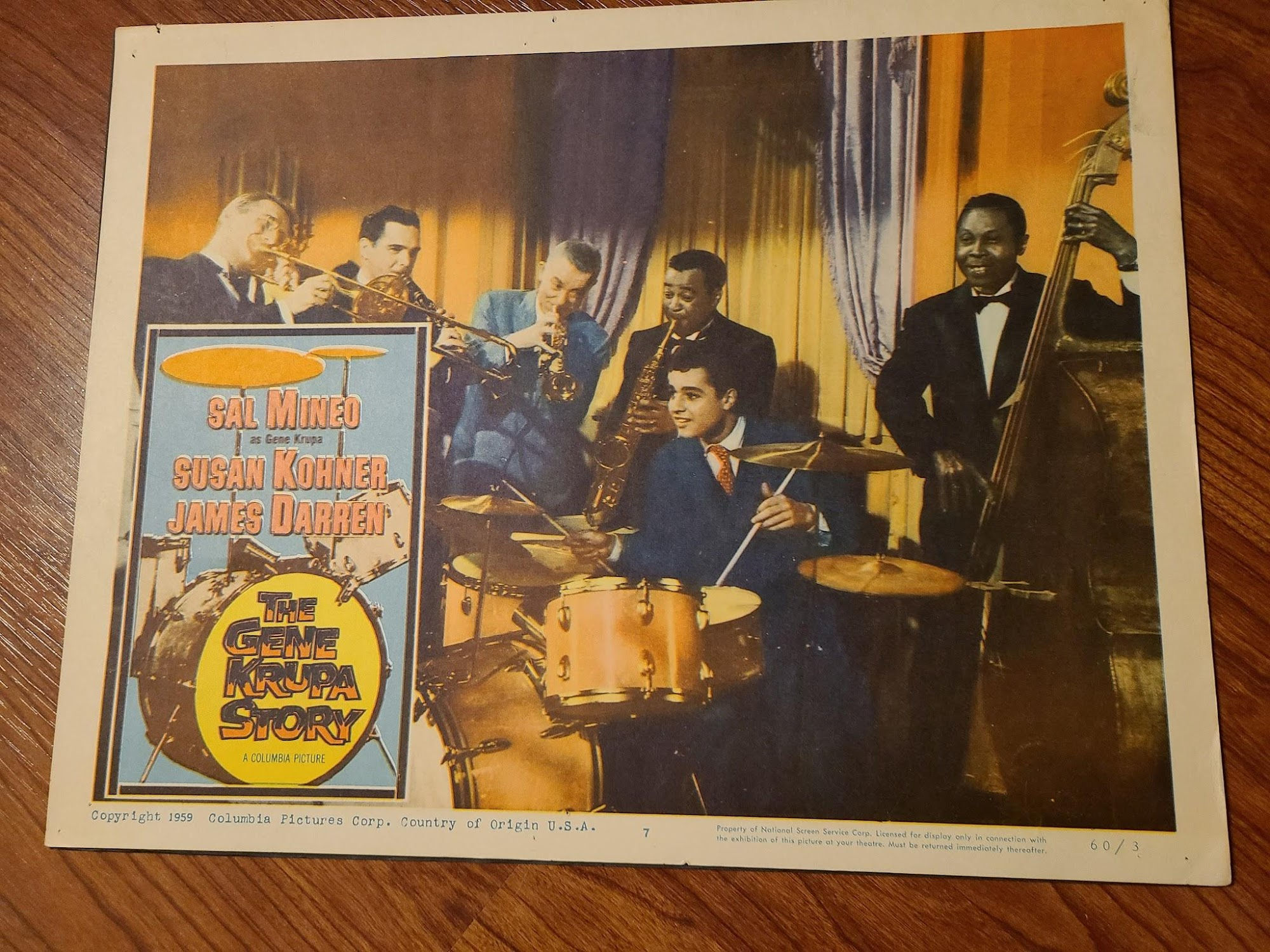 The Gene Krupa Story 1959 General Lobby Cards