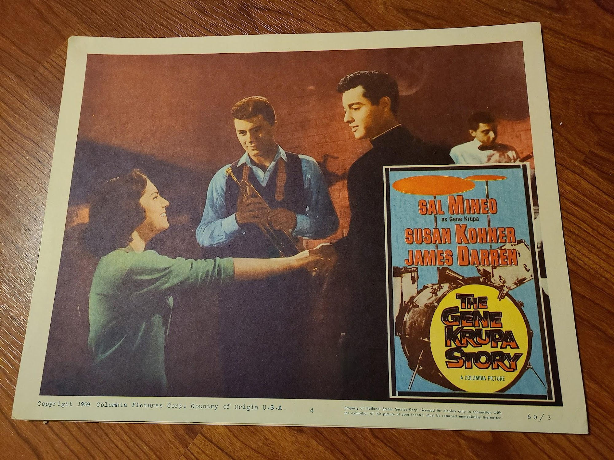 The Gene Krupa Story 1959 General Lobby Cards