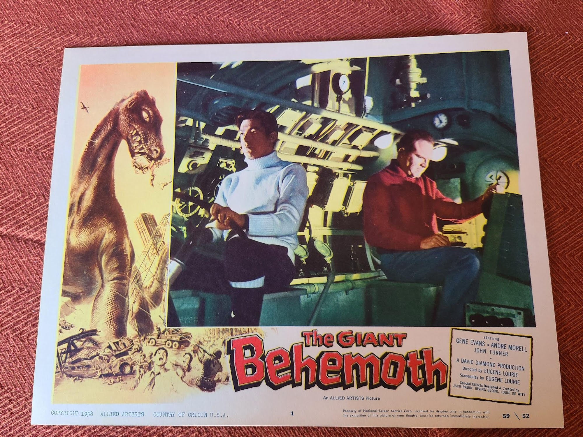 The Giant Behemoth 1959 Scifi/Horror