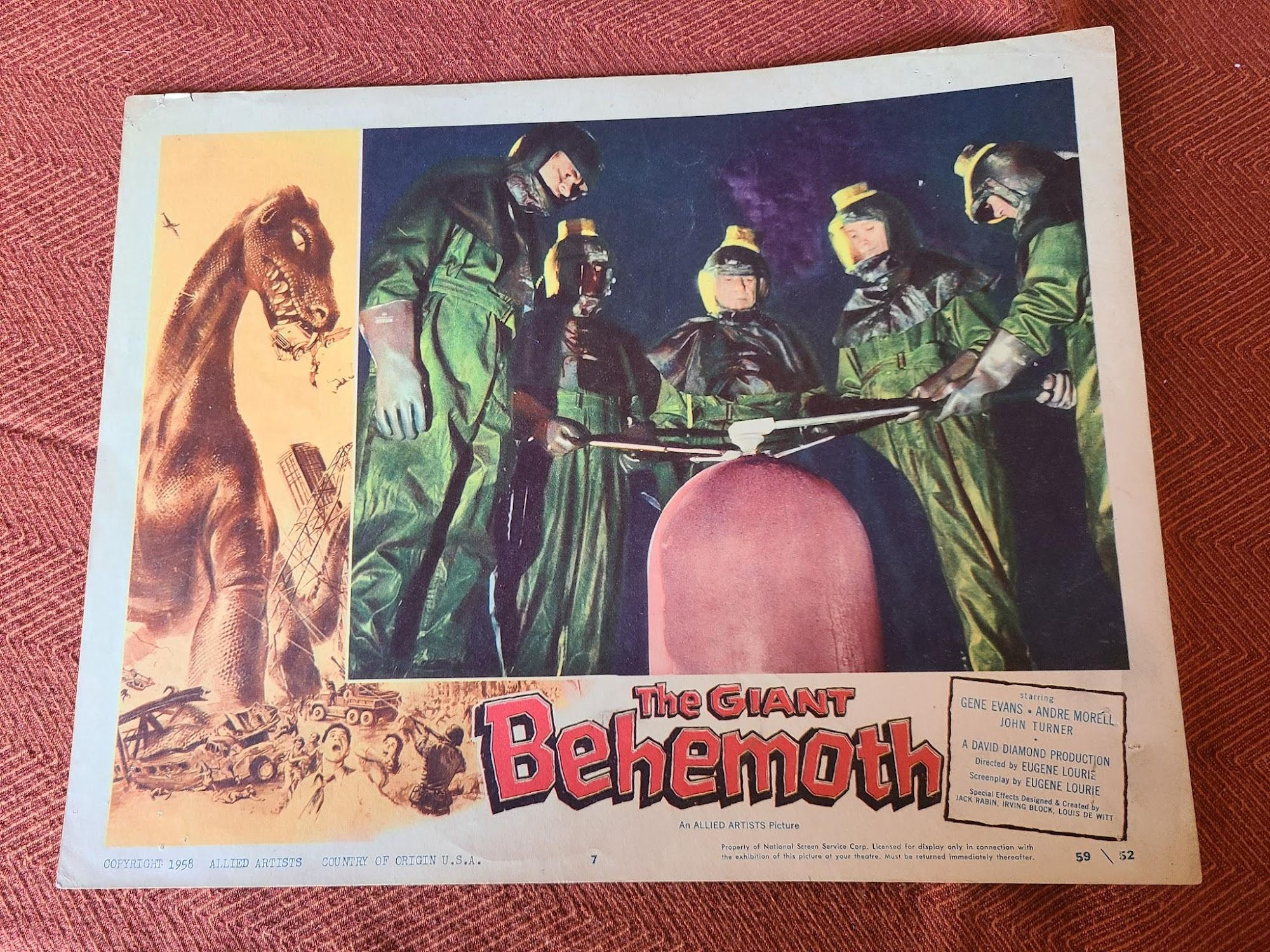 The Giant Behemoth 1959 Scifi/Horror