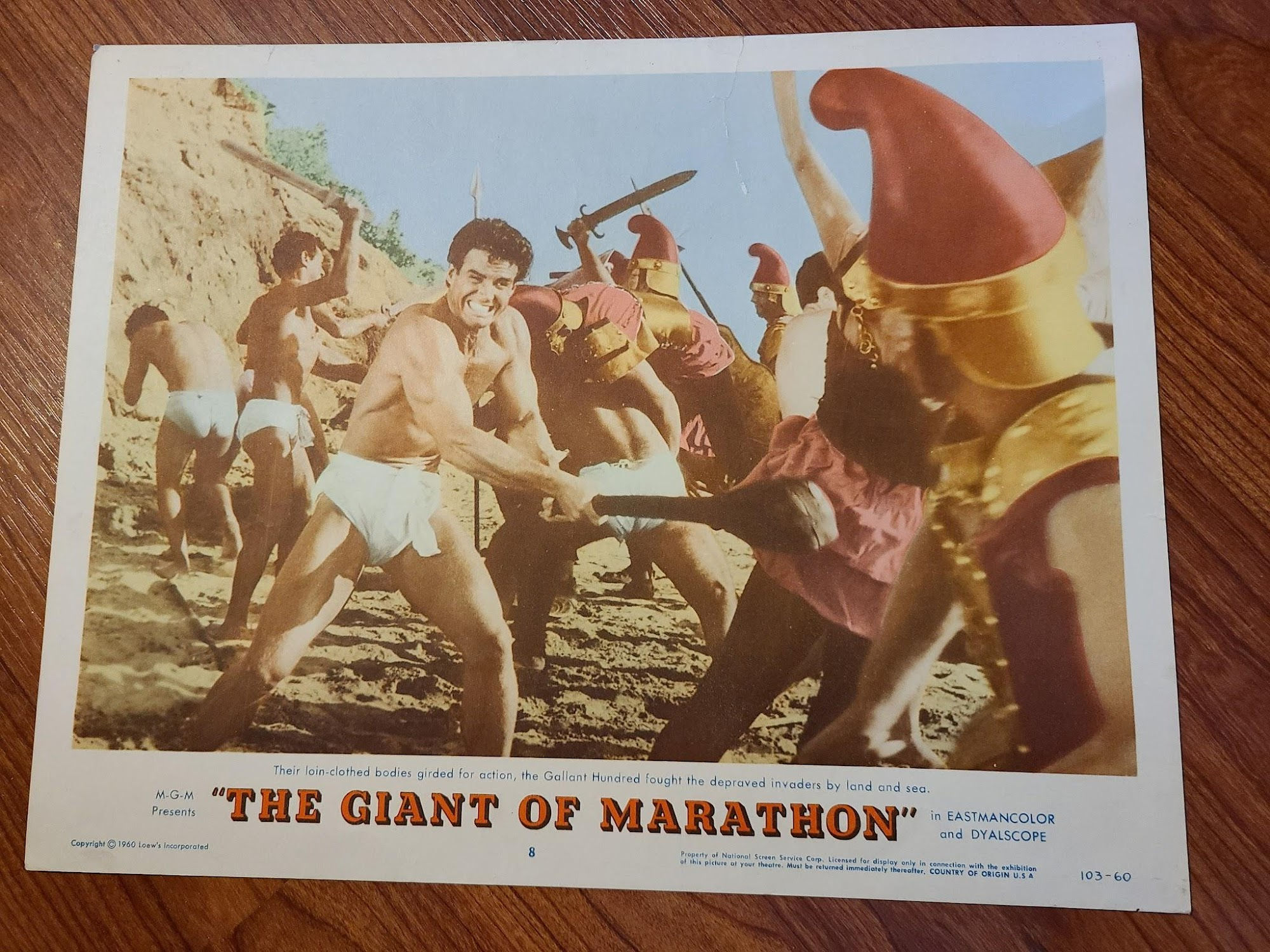 The Giant Of Marathon 1959 General Lobby Cards