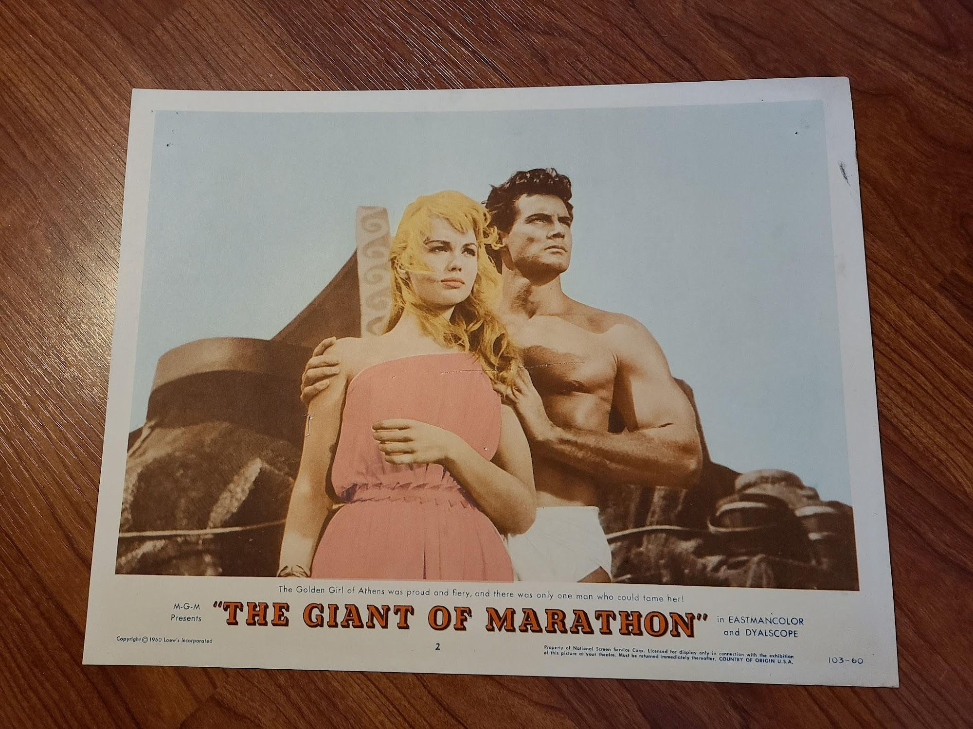 The Giant Of Marathon 1959 General Lobby Cards