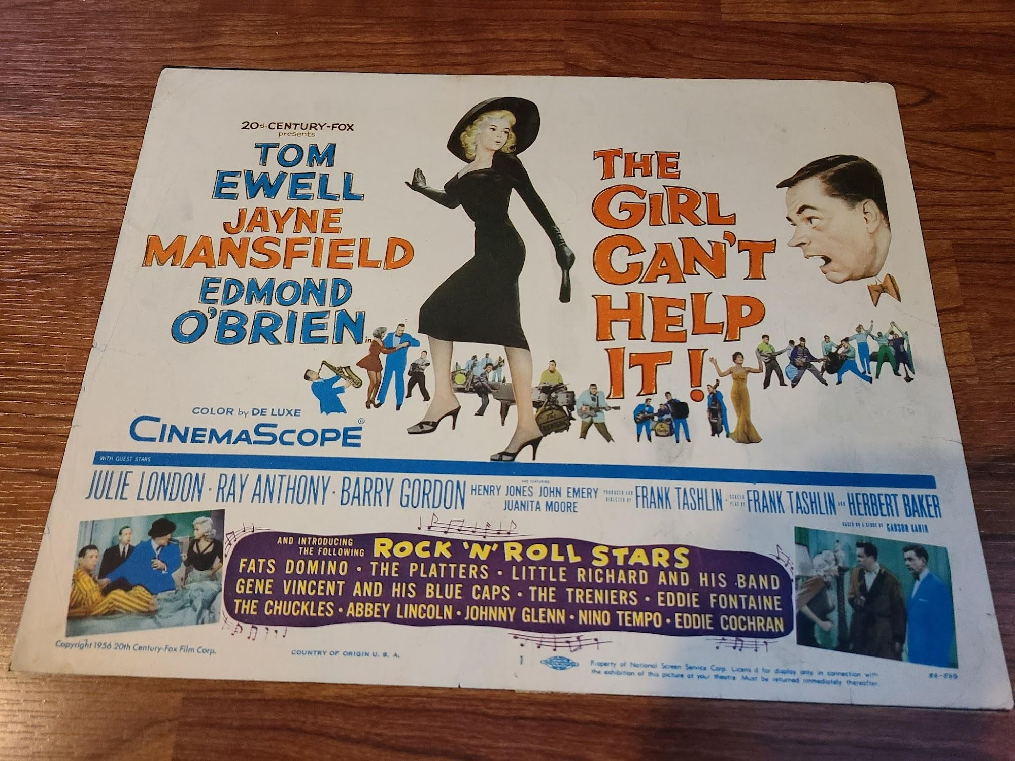 The Girl Can't Help It 1956 Title Cards