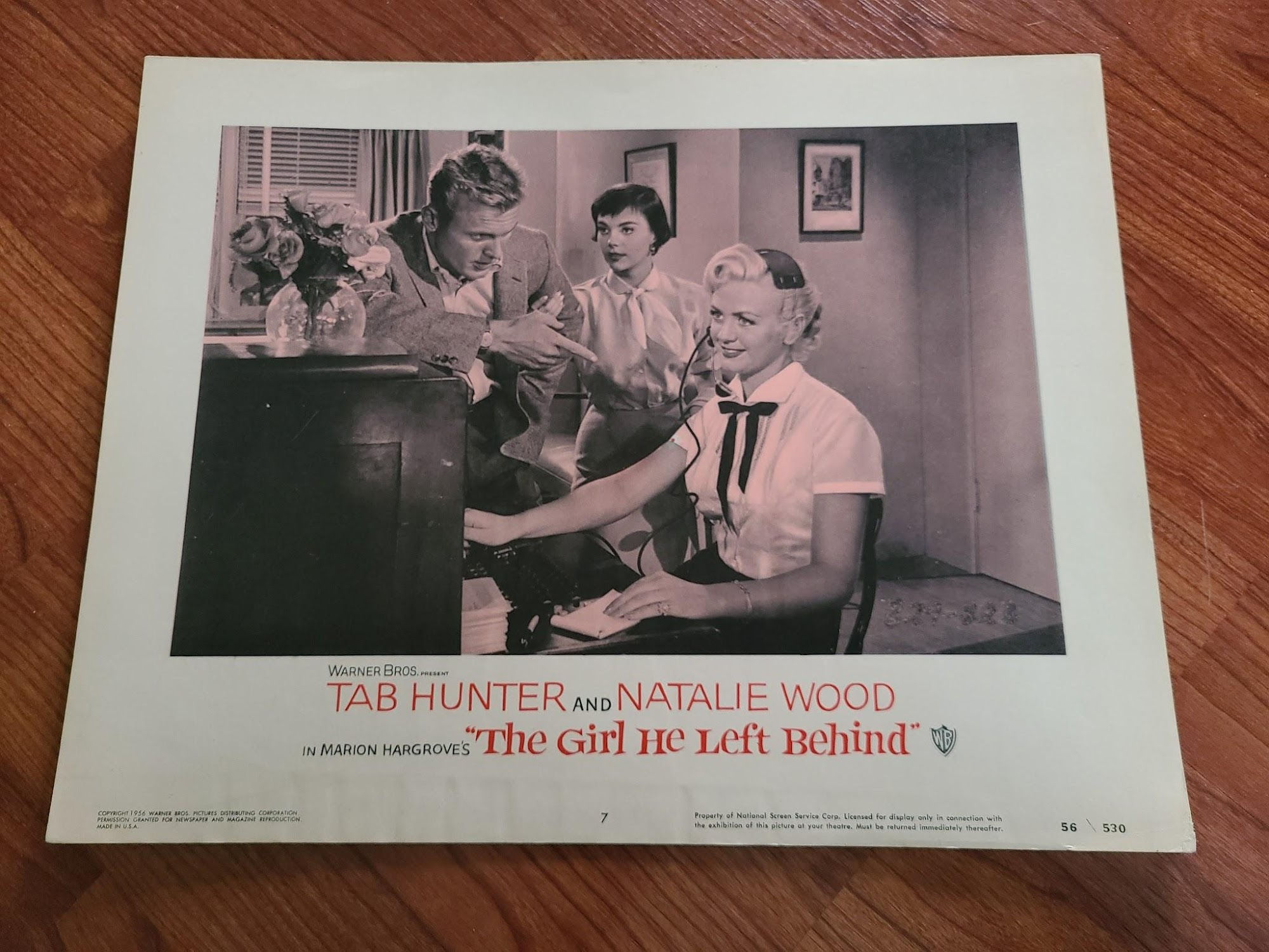 The Girl He left Behind 1956 General Lobby Cards